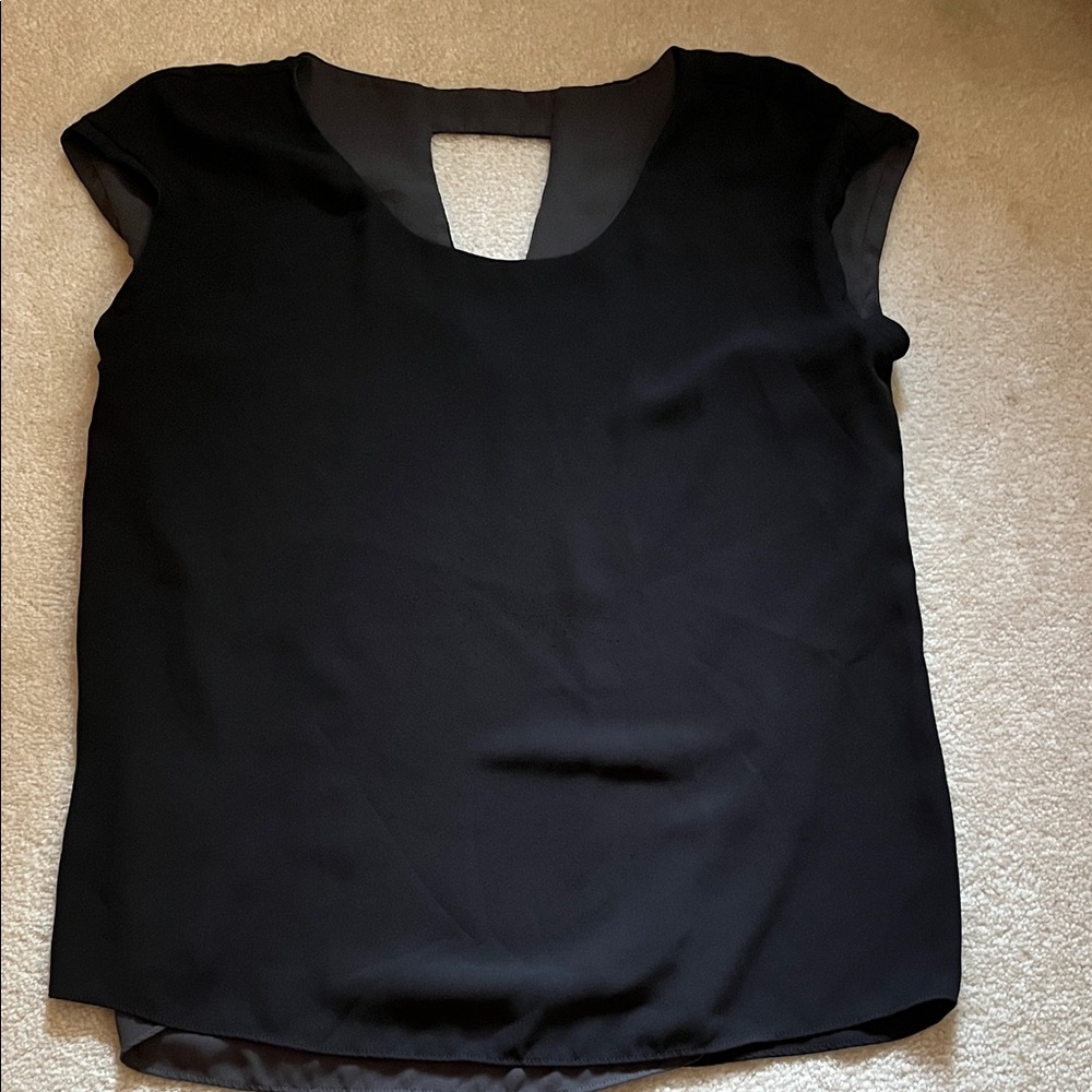 Elegant Black/grey reversible Women's Top